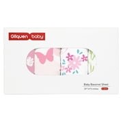 Gllquen Baby Bassinet Sheets 4 Pack Baby Needs for Newborn Infant Boy Nursery, Butterflies