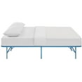 thumbnail image 4 of Modway Horizon Stainless Steel Queen Metal Bed Frame in Light Blue, 4 of 8