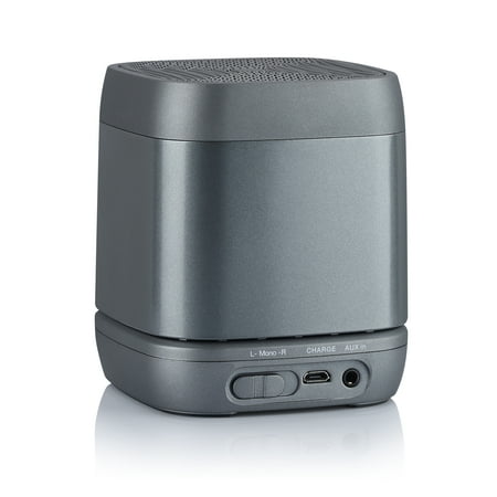 Q Experience Small Mono Bluetooth Speaker, Gray (Best Small Speaker System)