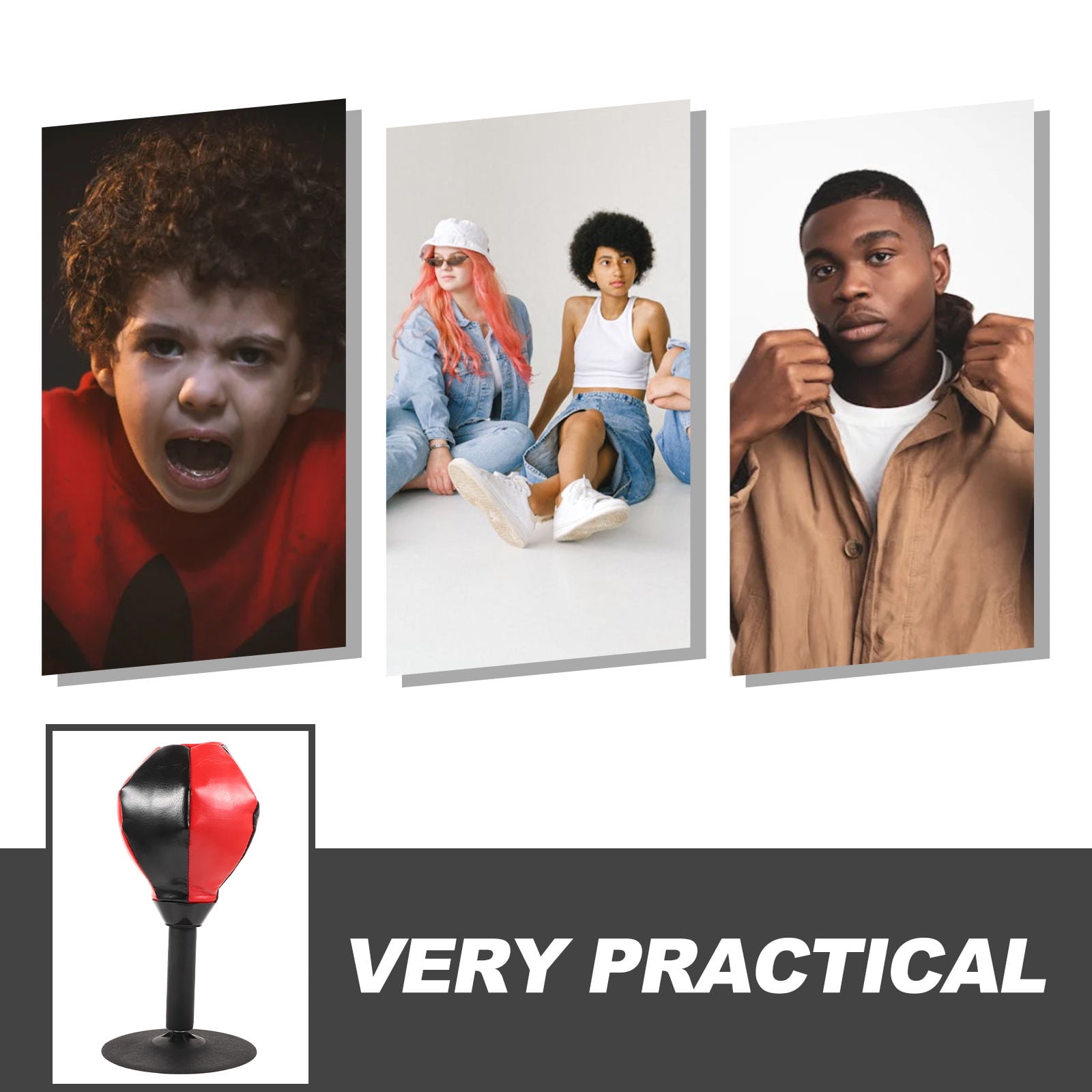 SEWACC Boxing Reaction Training Set for Speed, Power, and Force Exercises - Black Fitness and Workout Tool