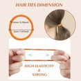 thumbnail image 3 of Hair Ties No Damage - 203 Pcs 4mm Rubber Bands for Hair, 20 Colors, Medium Size Colorful Hair Ties for Women and Girls, 3 of 7
