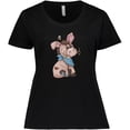 thumbnail image 3 of Inktastic Western Dilly Donkey Women's Plus Size T-Shirt, 3 of 5