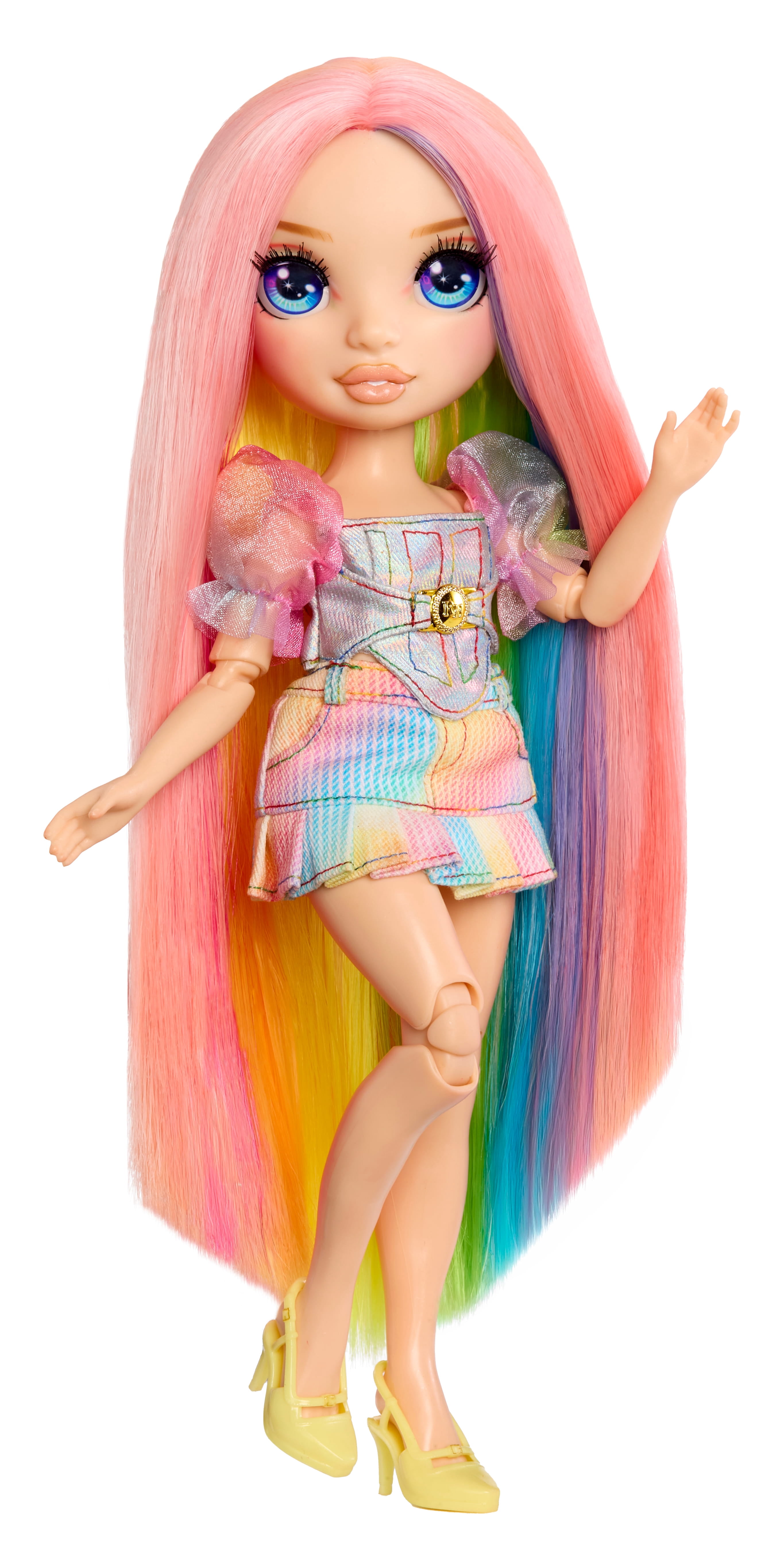 Rainbow High Amaya's Hair Studio - Create Sparkle Shimmer Hair with Exclusive Doll, Extra Long Washable Hair Color & Doll Clothes and Accessories- Fun Playset for Kids Ages 4+
