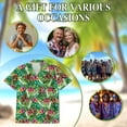 thumbnail image 4 of Bigfoot Hawaiian Shirt for Men, Button Down Summer Beach Short Sleeve, Tropical Style, Sizes S-5XL, 4 of 4