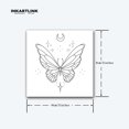 thumbnail image 4 of shiyou-Tattoo Tech, 3 Sheets Small Semi Permanent Tattoo, Adult Art Design Temporary Tattoos, Lasts 1-2 Weeks, Waterproof, Realistic Look, No Adhesive, No Reflection (Moonlight Butterfly), 4 of 4