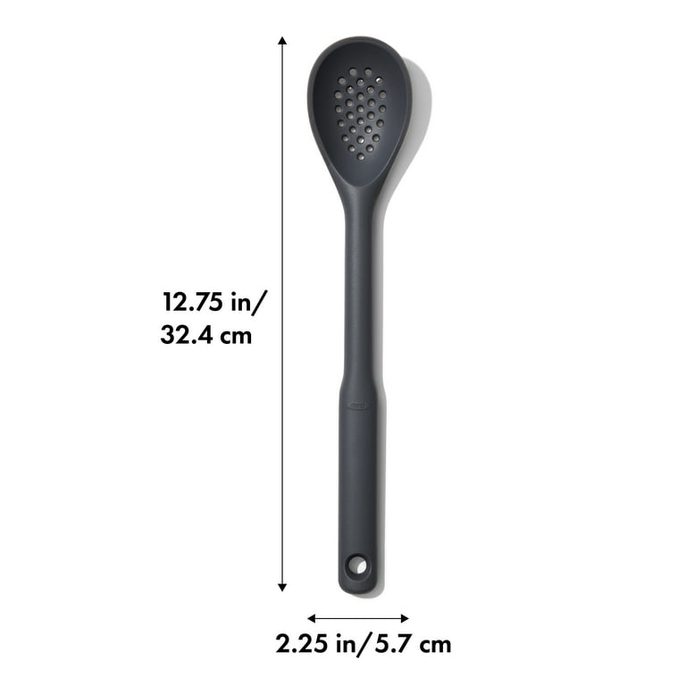 OXO Softworks Silicone Slotted Spoon - Peppercorn