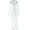 WHITE, variant on Women's Lace-Up Halter Chest Wrapped Sleeveless Ruffled Dress, Pleated, Backless, Gauze Spliced, Solid Color, Sexy
