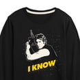 thumbnail image 3 of Star Wars - I Know - Toddler And Youth Long Sleeve Tee, 3 of 5