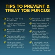 Fungi-Nail Anti-Fungal Liquid Solution, Kills Toe Fungus and Tolnaftate & Clincially Proven to Cure and Prevent Fungal Infections, 1 Oz (Pack of 2)