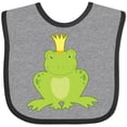 thumbnail image 3 of Inktastic Frog Prince Boys or Girls Baby Bib, 3 of 4