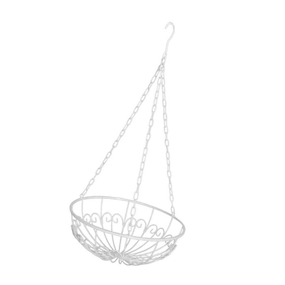 Vsenkes Flower Pot Hanging Basket Plant Container for Courtyard Patio Outdoor Indoor