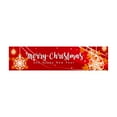 thumbnail image 1 of Feliz Navidad Banner decoraciones a cuadros Banner para interior exterior puerta delantera pared decoración de Navidad Wmkox8yii  gf7866, 1 of 1