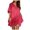 Wine, variant on Womens Athletic Tops Athletic Shirts Women Loose Fit Womens Short Sleeve Tops Casual Thin Shirt Solid T Shirts Stretch Women Apparel Short Long Sleeve T for Summer for Red L