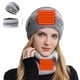 thumbnail image 2 of Bufanda De Gorro Con Calefacción Tie Dye Bufanda De Gorro De Punto Bufanda De Gorro Con Calefacción Set 2 Piezas Conjunto De Bufanda De Gorro Con Calefacción USB Calor Invierno, 2 of 7