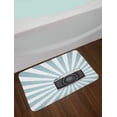 thumbnail image 2 of Camera Bath Mat, Retro Pop Art Style Photo Device for Recording Videos and Images Grunge, Plush Bathroom Decor Mat with Non Slip Backing, 29.5" X 17.5", Dark Blue Grey White, by Ambesonne, 2 of 2