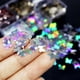 thumbnail image 3 of Lentejuelas de mariposa para uñas, purpurina láser holográfica 3D, escamas doradas y plateadas, accesorios de diseño de manicura, decoraciones de Arte de uñas DIY, 6mm, 3 of 4
