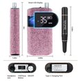 thumbnail image 4 of Lavinda Portable Professional Nail Drill Machine, Cordless 35,000RPM, Cordless Portable Nail Drill Kit (Diamond, Pink), 4 of 7