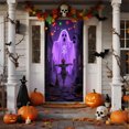 thumbnail image 5 of 2025 Halloween Front Door Decoration Elastic Door Covers Halloween Doors Cover Porch Sign Christmas Doors Decorations Xmas Holiday Party Decoration And Supplies For Home, 5 of 6