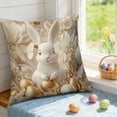 thumbnail image 4 of Djunllk Pillow Covers 18x18, Spring & Easter Cozy & Breathable Holiday Home Farmhouses Decorative Pillowcases, 4 of 6