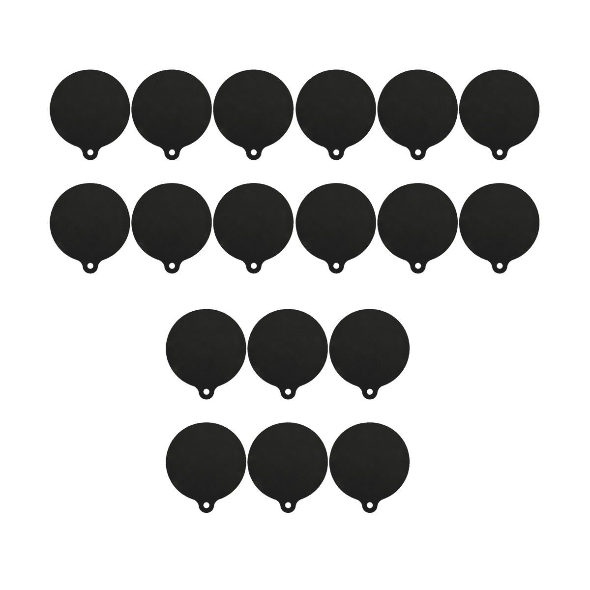 18 Pcs Induction Cooktop Mat Protector Nonslip Silicone Heat Insulation Pad Cook Top Cover Reusable Heat Insulated Mat