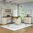 thumbnail image 2 of Bush Furniture Fairview 2 Drawer Lateral File Cabinet in Antique White and Tea Maple, 2 of 4