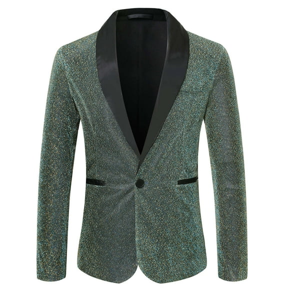 MSJUHEG Blazer For Women 2023 Suits For Men Men'S Autumn And Winter Printed Turndown Collar Long Sleeved Casual Suit Coats Womens Blazer Mint Green Xl
