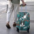 thumbnail image 3 of Boston Terrier with Bones and Paws Luggage Cover Fashion Suitcase Cover Baggage Covers Fit 25-28 Inch Luggage (Go Travel), 3 of 5