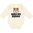 thumbnail image 3 of Inktastic Dog Shiba Inu Squad Boys or Girls Long Sleeve Baby Bodysuit, 3 of 5