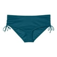 thumbnail image 4 of Women Swim Shorts Swim Bottoms For Women'S Swimwear High Waisted Bikini Bottom Tie Side Solid Color Swim Pants Comfortable Stretchy Beach Pool Swim Shorts, 4 of 4