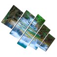 thumbnail image 3 of Arte decorativo moderno para sala de estar, pintura con núcleo de árboles, cascada, lienzo decorativo, pinturas al óleo 5 piezas Sweethay JJ22269-00, 3 of 6