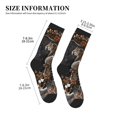 thumbnail image 3 of KLL Leopard On Tree Branch Print Cool Socks Men's Women's Crew Socks Funny Crazy Novelty Stockings, 3 of 7