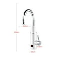 Hinati Clearance Water Instantaneous Heater Temperature Display Electric Sink Water Fitting LED