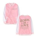 thumbnail image 7 of Byoo Bomber Jacket for Girls Kids Color Block Varsity Sports Sweatshirt Baseball Jacket, 7 of 7