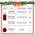 thumbnail image 7 of Christmas Tablecloth Rectangle - 60x84 inch Snowflakes Foil Print Pattern Washable Wrinkle Resistant Holiday Tablecloths for Christmas Family Gathering, Dining Room Table 130GSM, 7 of 7