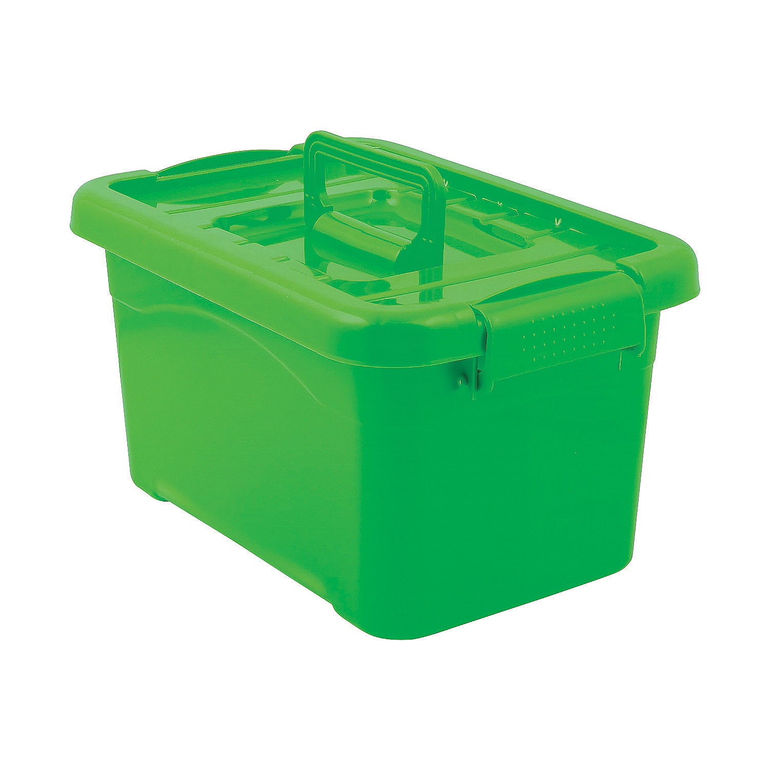 Lime Green Large Bins With Locking Lids Educational 3 Pieces