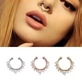 thumbnail image 2 of DESIGNICE Fake Septum Nose Hoop Rings, Stainless Steel, "Nose" Non Piercing, 30Pcs, 2 of 4