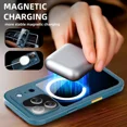 thumbnail image 3 of for iPhone 17 Pro Waterproof Case Compatible with MagSafe, Magnetic Waterproof Full Body IP68 Underwater Case Built-in Screen Protector Military Grade Shockproof Phone Cover with Lanyard, 3 of 7