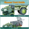 thumbnail image 6 of Super Joy Dinosaur Truck Toy for Kids - Transport Carrier with Dino Figures & Play Mat - Dino Playset Gift for Boys Girls Age 3-8 Birthday, 6 of 8