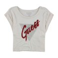 thumbnail image 2 of GUESS Blusa con top corto adornado para mujer Guess color hueso mediana, 2 of 2