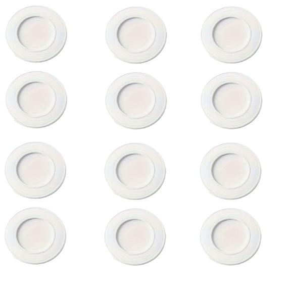 Clearance Under $2.14! 12PACK Magnetic Remote Holder, Wall Mount Organizer for TV & AC Remotes, Plastic, for Living Room & Bedroom, (One Size, Clear)