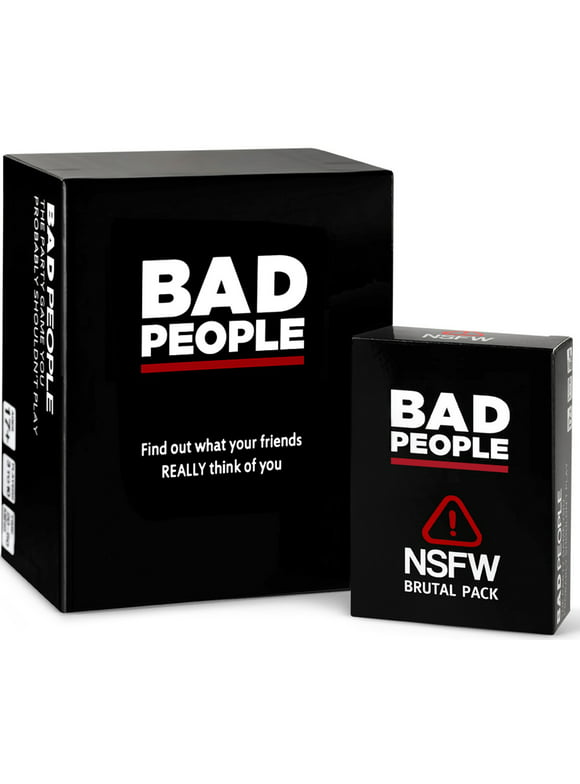 Bad People - The Savage Adult Party Game + The NSFW Brutal Expansion