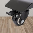 thumbnail image 2 of 2" Locking Casters for Stand Up Desk Store Dual Motor Electric Adjustable Height Standing Desk with EZ Assemble Steel Frame (Black, Non-Marking), 2 of 3
