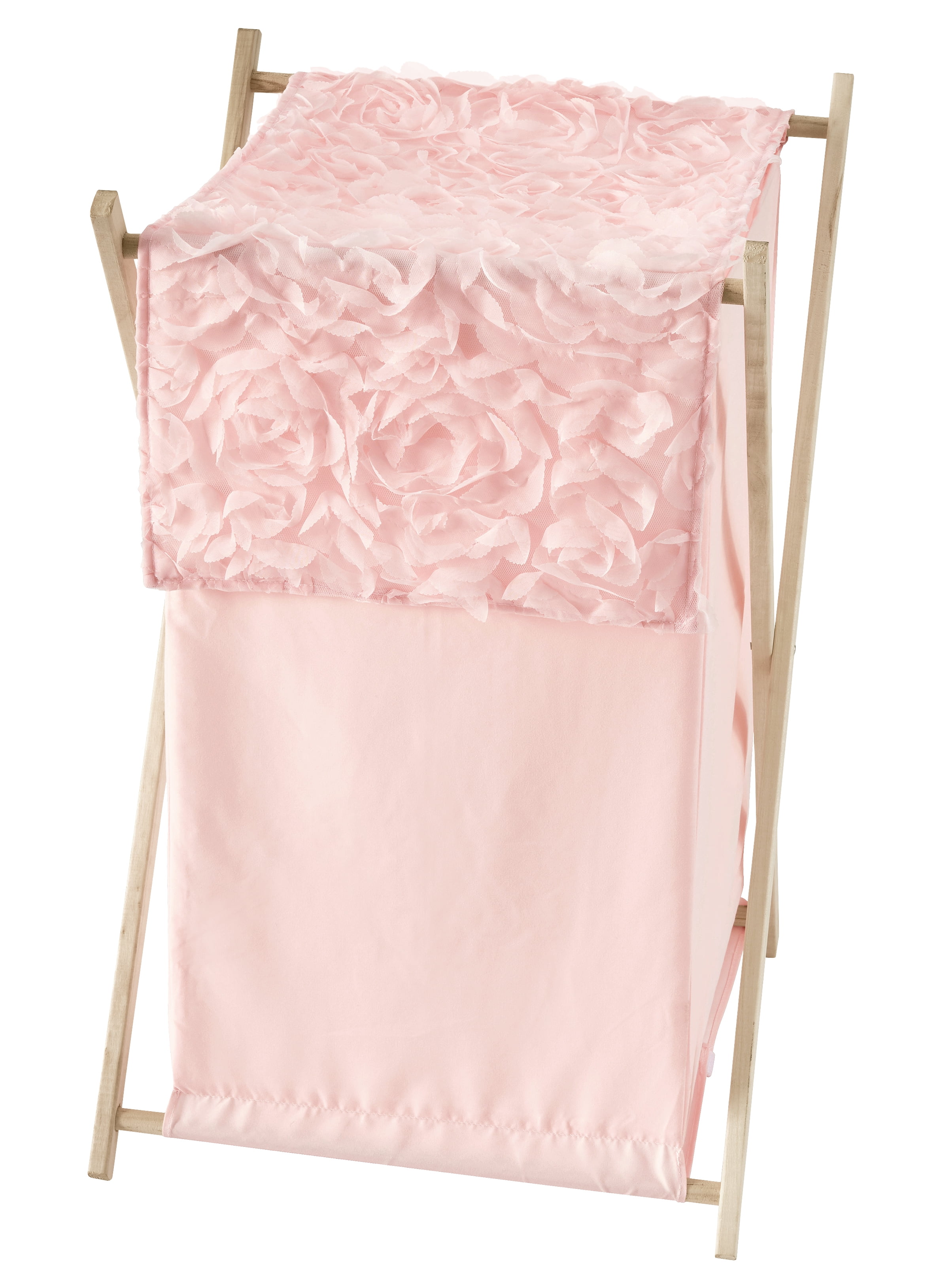 Baby Kid Clothes Laundry Hamper for Blush Pink Grey Watercolor Elephant Safari 