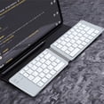 thumbnail image 2 of LNGOOR Summer Savings Clearance Foldable Bluetooth Keyboard Portable BT Wireless Keyboard For  PC Tablet, 2 of 9