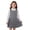 Q321 Grey, variant on Likimi Children Girls Outfit Set Long Sleeve Solid Color Lapel Tops With Pleated Skirts Fashionable Clothes Set Size 3-4 Years
