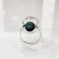 thumbnail image 4 of Natural Blue Copper Turquoise Ring, Turquoise Ring, December Birthstone, Simple Band, 925 Sterling Silver, Womens Ring, Christmas, Thanksgiving, Handmade, Statement Jewelry, Natural Turquoise Ring, 4 of 6