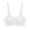 White, variant on Finetoo Womens Wireless Bras Comfortable Push Up Bra Seamless No Underwire Bra Full Support Lift Bralette Everyday Regular and Plus Size