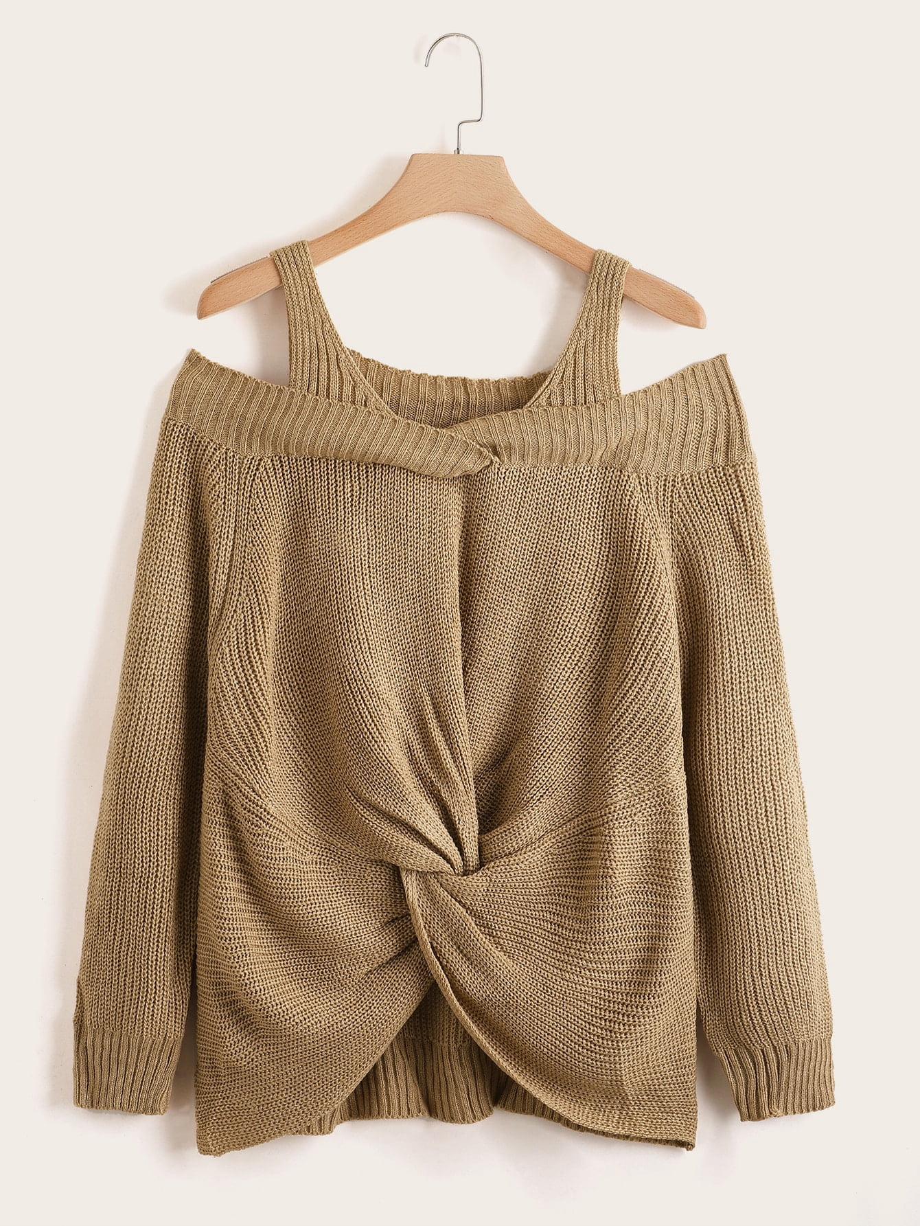 Cold Shoulder Sweater 12905A412112 