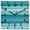 White Teal, variant on Teal Turquoise Aqua Ombre Wooden Wall Clock Silent Non Ticking, Contemporary Abstract Lines Square Wall Clocks Battery Operated, Decor Clock for Home Office, Living Room, Kitchen, 12 Inch