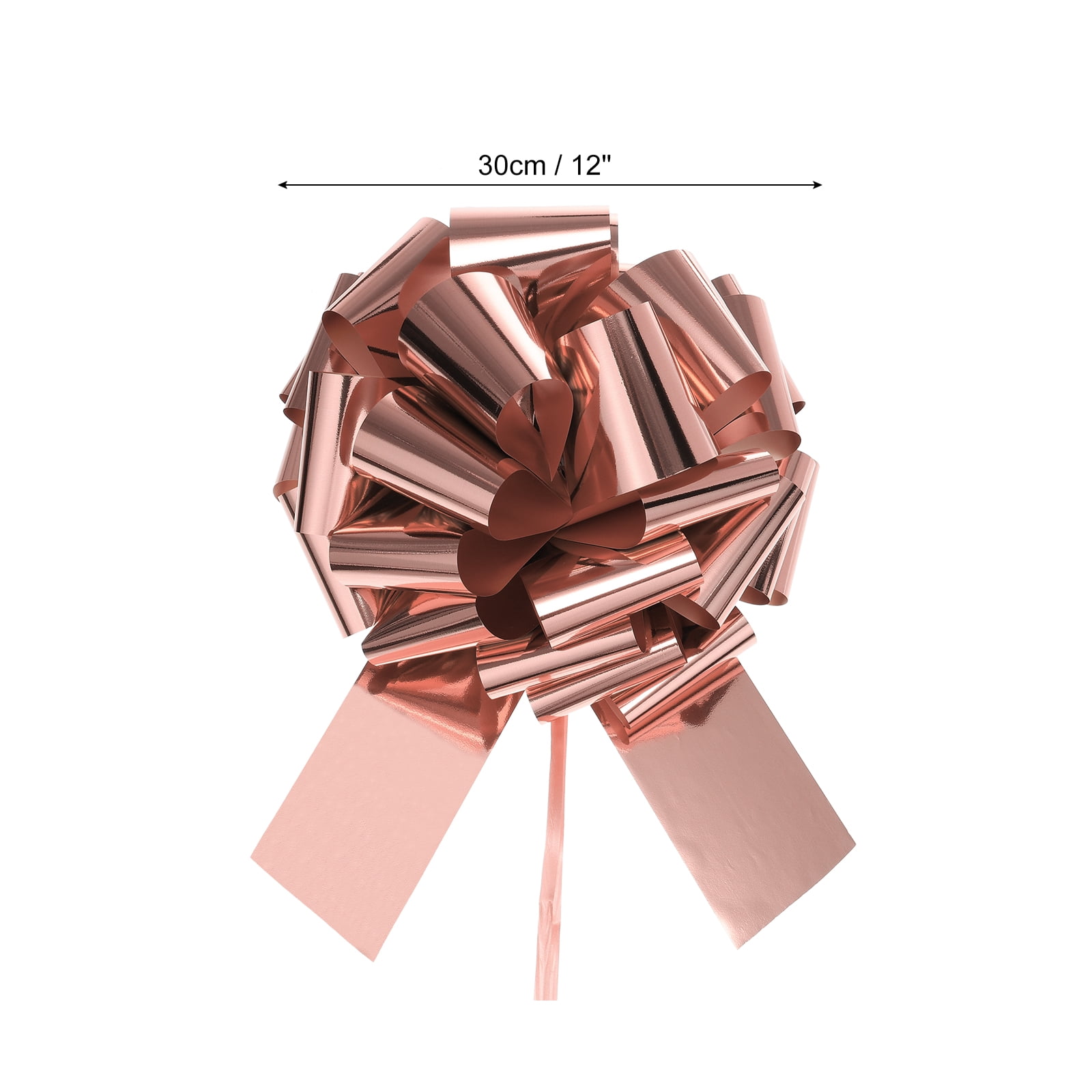 Extra Large Pull Bow Car Gift Wrapping Bows Ribbon for Wedding Car Baskets Presents Christmas Big Gift Bow Pink 12 inch